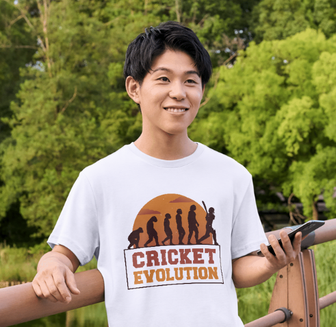 Cricket Evolution  T-Shirt